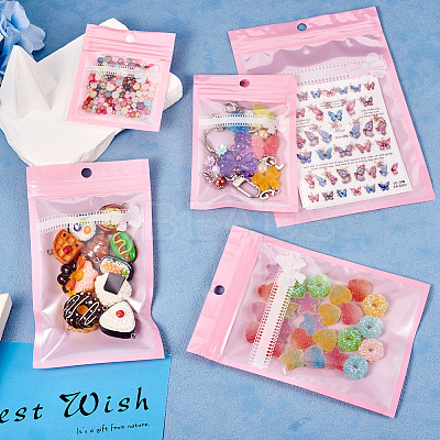 60Pcs 6 Styles Plastic Packaging Resealable Bags OPP-TA0001-07-1