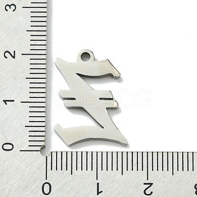 Non-Tarnish 201 Stainless Steel Pendants STAS-B055-01P-Z-1