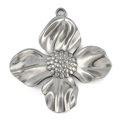 Anti-Tarnish 304 Stainless Steel Pendants STAS-M078-03D-P-1