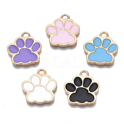 Alloy Enamel Pendants X-ENAM-T016-22LG-RS-1