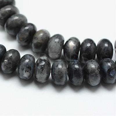 Natural Labradorite Bead Strands G-R408-5x8-02-1