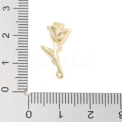 Brass Pave Clear Cubic Zirconia Pendants LS-KK-Z061-12G-1