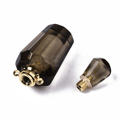 Faceted Natural Smoky Quartz Pendants LS-G-T131-14C-1