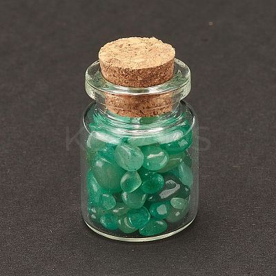 Transparent Glass Wishing Bottle Decoration LS-DJEW-A001-01A-06-1