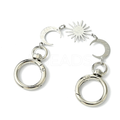 Brass Moon Sun Link Bag Extender Chains FIND-JF00146-01-1