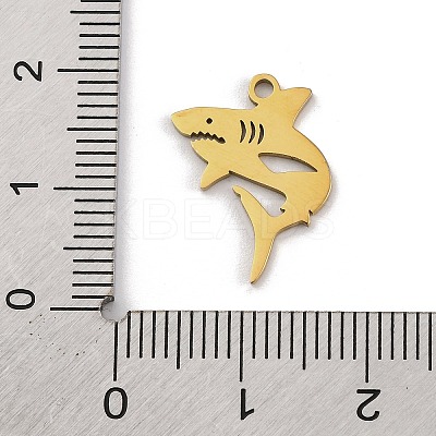 201 Stainless Steel Pendants STAS-U016-08G-02-1