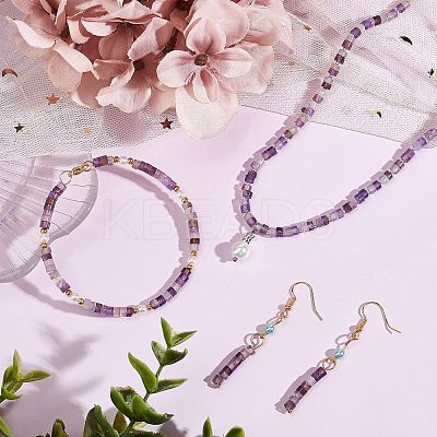 1 Strand Natural Amethyst Beads Strands G-NB0002-39-1