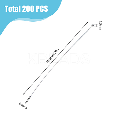 200Pcs Brass Ball Head Pins FIND-DC0004-75-1