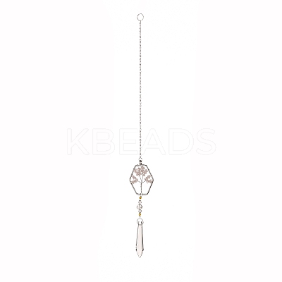 Teardrop Acrylic Beads Big Pendant Decorations HJEW-D029-01P-A-1