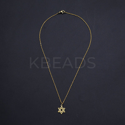 201 Stainless Steel Pendant Necklaces LS-NJEW-S105-JN595-40-2-1