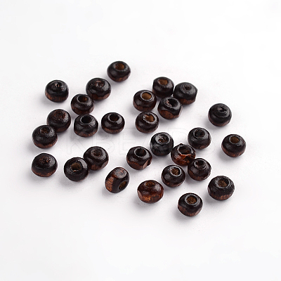 Dyed Natural Wood Beads WOOD-S614-1-LF-1