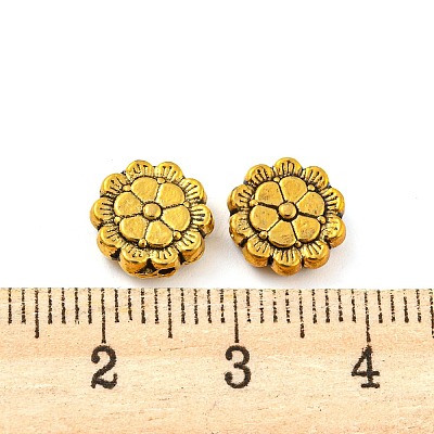 Tibetan Style Alloy Beads PALLOY-F307-06AG-1
