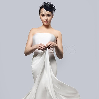 3 Sets 3 Colors Mesh Veil Hair Bands MRMJ-WR0001-05-1