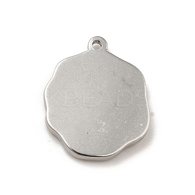 Tarnish Resistant 304 Stainless Steel Pendant Rhinestone Settings STAS-I197-001P-1