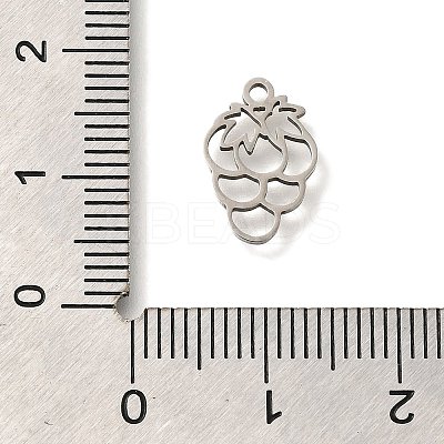 201 Stainless Steel Pendants STAS-R136-01P-09-1