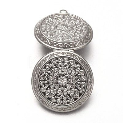 Tarnish Resistant 316 Stainless Steel Locket Pendants STAS-P268-10P-1