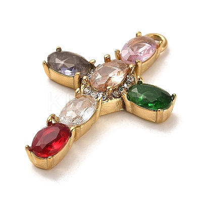 Real 18K Gold Plated 304 Stainless Steel Pendants STAS-M331-01G-1