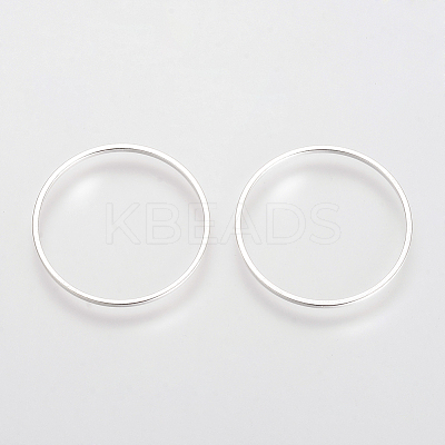 Brass Linking Rings KK-S327-06S-25mm-1