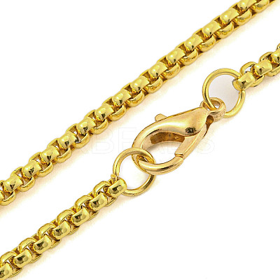 201 Stainless Steel Pendant Necklaces NJEW-H030-05G-1
