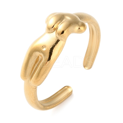 304 Stainless Steel Open Rings RJEW-S393-02C-1