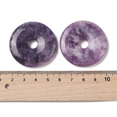 Natural Lepidolite Pendants G-F524-H12-1