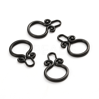 304 Stainless Steel Toggle Clasps Parts Ion Plating(IP) STAS-D142-03C-B-1