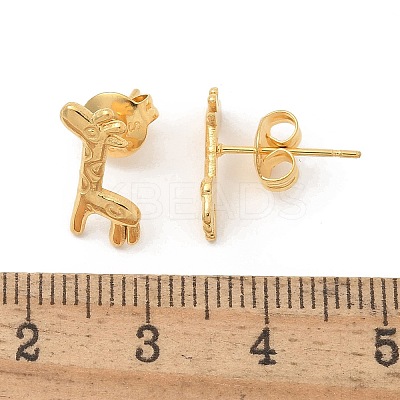 304 Stainless Steel Stud Earrings for Women STAS-Z117-15G-01-1