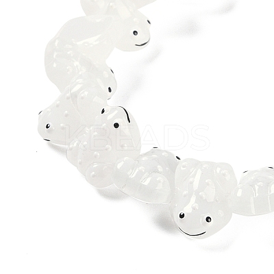 Transparent Glass Enamel Beads Strands GLAA-B021-05A-1