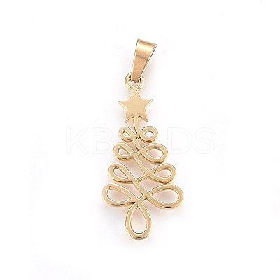 304 Stainless Steel Pendants X-STAS-P209-45G-1