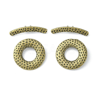 Tibetan Style Alloy Toggle Clasps MLF10975Y-NF-1