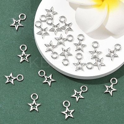 SHEGRACE Brass Star Charms XGR0160P-101P-1