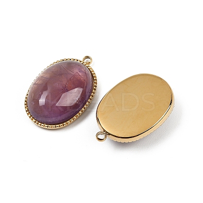 Natural Amethyst Pendants STAS-F322-15G-01-1