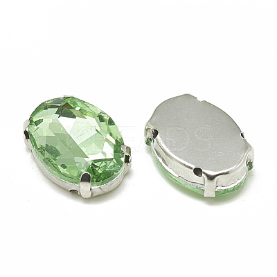 Sew on Rhinestone RGLA-T091-10x14mm-19P-1