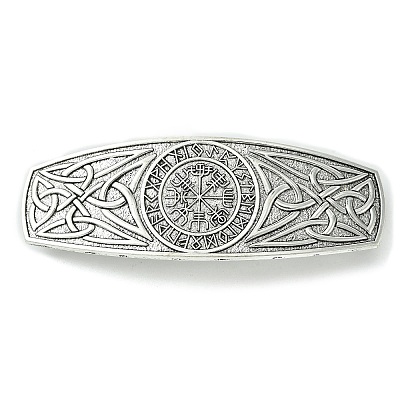 Alloy Hair Barrettes OHAR-C010-05G-AS-1