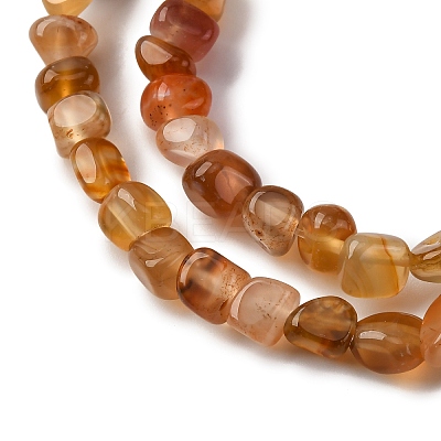 Dyed Natural Carnelian Beads Strands G-F465-22-1
