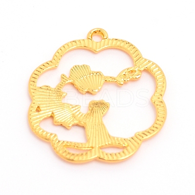 Alloy Enamel Pendants ENAM-WH0047-69G-RS-1