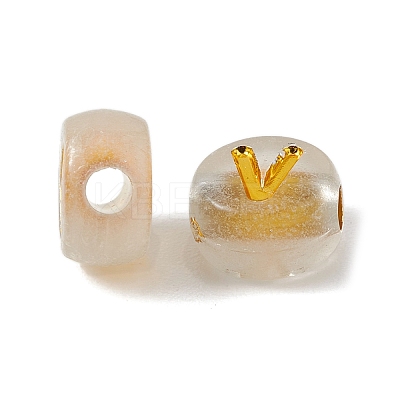 Luminous Transparent Acrylic Beads OACR-P037-01B-V-1