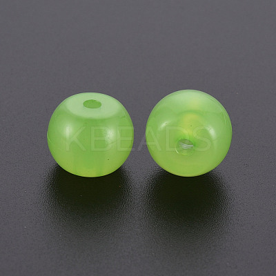 Imitation Jelly Acrylic Beads MACR-S373-14-EA06-1
