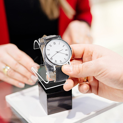 Acrylic Watch Display Stands ODIS-WH0086-130-1