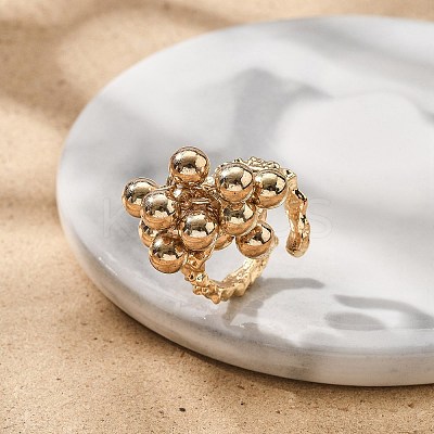 Alloy Cuff Rings for Women RJEW-B108-06KCG-01-1