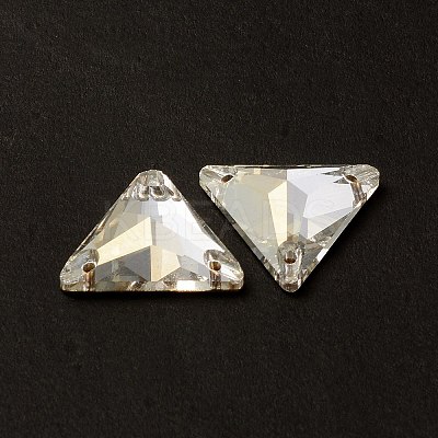 Triangle Shape Sew on Rhinestone GLAA-A024-06A-001TR-1