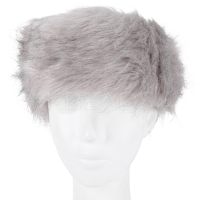 1Pc Faux Fur Fiber Yarn Warmer Headbands COHT-CY0001-01A-1