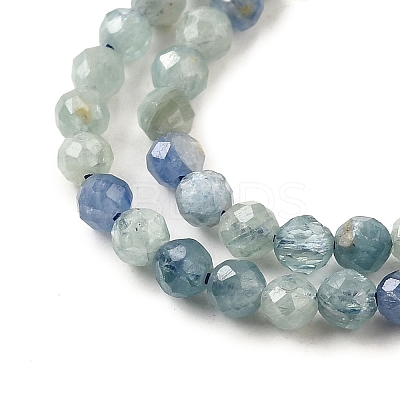 Natural Kyanite/Cyanite/Disthene Beads Strands G-G259-D04-3mm-1