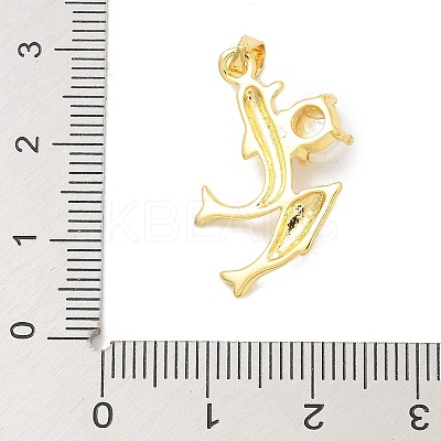 Rack Plating Brass Pendants KK-K293-24J-G-1