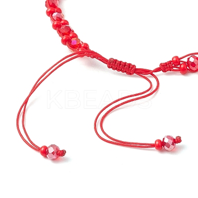 Baking Paint Glass Seed Beaded Bracelets BJEW-MZ00155-05-1