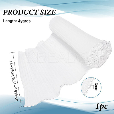 Polyester Flower Bouquet Wrapping Mesh Paper ORIB-WH0007-02B-02-1