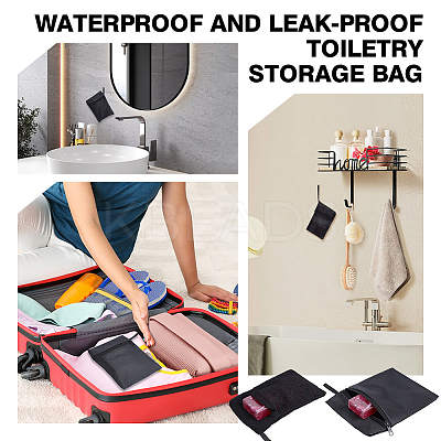 10Pcs 2 Styles Oxford Cloth & Nylon Waterproof Zipper Bags ABAG-OC0001-17-1