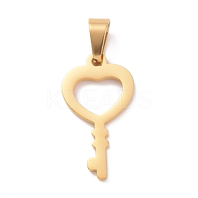 PVD Vacuum Plating 304 Stainless Steel Pendants STAS-D188-05G-1