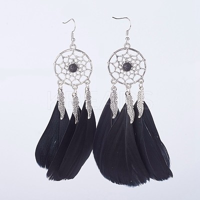 Alloy Dangle Earrings EJEW-JE02710-05-1