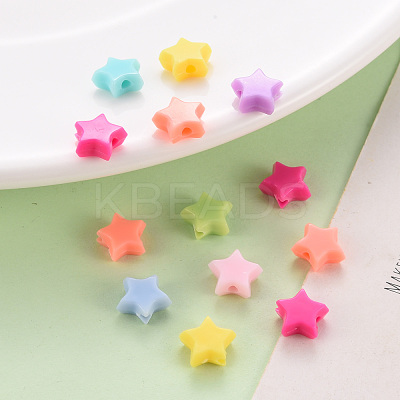 Opaque Acrylic Beads X-MACR-S373-29A-1